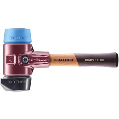 HALDER Simplex 3012.262 Schuimhamer, rubberen samenstelling, met voet/TPE-soft; met behuizing van gehard gietijzer en hoogwaardige extra korte houten steel, diameter 60 mm, steeluitvoering = extra kort HALDER Simplex 3012.262 Schuimhamer, rubberen samenstelling, met voet/TPE-soft; met behuizing van gehard gietijzer en hoogwaardige extra korte houten steel, diameter 60 mm, steeluitvoering = extra kort