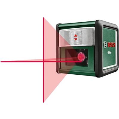 Bosch kruislijnlaser Quigo met universele klem MM 2 (eenvoudige en nauwkeurige uitlijning, flexibele positionering dankzij klem, in doos) Bosch kruislijnlaser Quigo met universele klem MM 2 (eenvoudige en nauwkeurige uitlijning, flexibele positionering dankzij klem, in doos)
