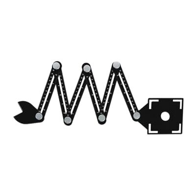 HARDY WORKING TOOLS HARDY Multi-sjabloon met tegelmaat HARDY WORKING TOOLS HARDY Multi-sjabloon met tegelmaat