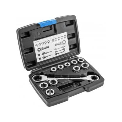 Högert Technik HT1R490 Set Steeksleutels - 8-19mm, CrV Högert Technik HT1R490 Set Steeksleutels - 8-19mm, CrV