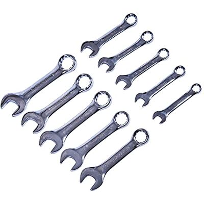 Amtech K2001 10-delige STUBBY COMBINATIONS-METRICKETTEL-SET Amtech K2001 10-delige STUBBY COMBINATIONS-METRICKETTEL-SET