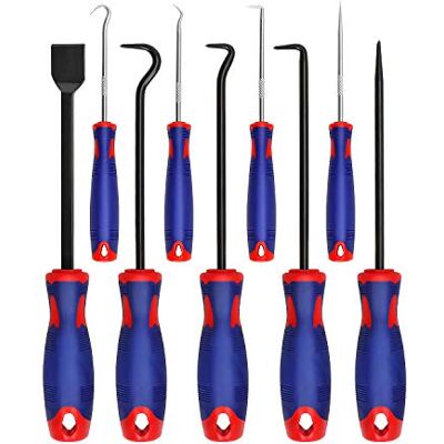 WORKPRO 9 stuks precisie pick & haak set met schraper, Automotive & elektronische handgereedschap, W000846A WORKPRO 9 stuks precisie pick & haak set met schraper, Automotive & elektronische handgereedschap, W000846A