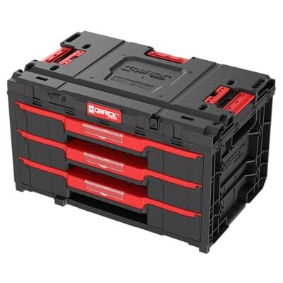 QBRICK SYSTEM Maximale orde met 3 laden: de Qbrick gereedschapskoffer biedt 3 metalen laden, elk met een draagkracht van 9 liter, ideaal voor gereedschap en kleine onderdelen. QBRICK SYSTEM Maximale orde met 3 laden: de Qbrick gereedschapskoffer biedt 3 metalen laden, elk met een draagkracht van 9 liter, ideaal voor gereedschap en kleine onderdelen.