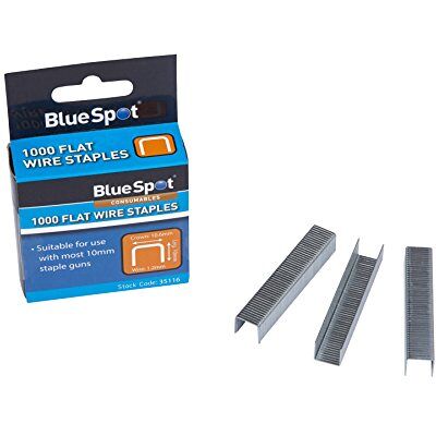 Blue Spot Tools 35116 Crown Flat Wire Nietjes T50 Type, Zilver Blue Spot Tools 35116 Crown Flat Wire Nietjes T50 Type, Zilver