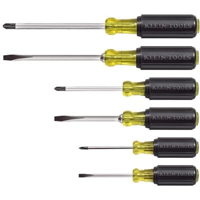 KLEIN TOOLS Schroevendraaierset, kussengreep, 6-delig 85074 KLEIN TOOLS Schroevendraaierset, kussengreep, 6-delig 85074