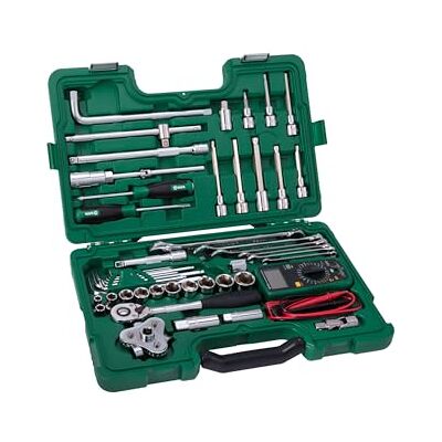 SATA ST09508 Auto Reparatie Master Tool Set, 50-delig, met Quick Release Design SATA ST09508 Auto Reparatie Master Tool Set, 50-delig, met Quick Release Design