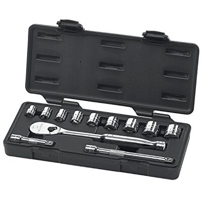GEARWRENCH 12 stuks 3/8 inch eenheid 6 stuks standaard mechanica gereedschapsset SAE 80556 GEARWRENCH 12 stuks 3/8 inch eenheid 6 stuks standaard mechanica gereedschapsset SAE 80556