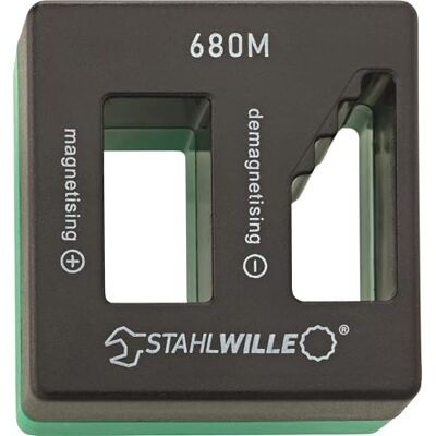 Stahlwille Magnetiseerder voor schroevendraaiers, bits, spijkers etc. compact, 50x50x30 mm Stahlwille Magnetiseerder voor schroevendraaiers, bits, spijkers etc. compact, 50x50x30 mm