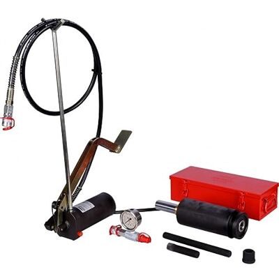 KS TOOLS 440.0585 Hydraulische eenheid 32t, met hydraulische pomp en manometer, 11-dlg KS TOOLS 440.0585 Hydraulische eenheid 32t, met hydraulische pomp en manometer, 11-dlg