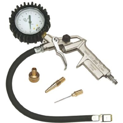 Mecafer Oppblaaspistool - Max 10 bar - 3 nozzles - Metaal Mecafer Oppblaaspistool - Max 10 bar - 3 nozzles - Metaal