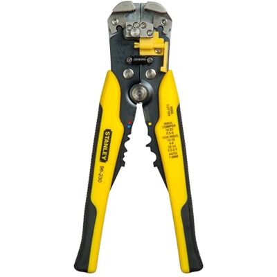 Stanley FATMAX FMHT0-96230 automatische draadstripper Automatische draadstripper van gereedschapsstaal met snijfunctie voor kabels van 0,2 tot 6 mm² in de werkplaats. Stanley FATMAX FMHT0-96230 automatische draadstripper Automatische draadstripper van gereedschapsstaal met snijfunctie voor kabels van 0,2 tot 6 mm² in de werkplaats.