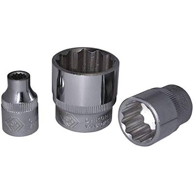 C.K T4690M 19 dopsleutel mm-1/2 aandrijving C.K T4690M 19 dopsleutel mm-1/2 aandrijving
