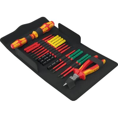 Wera 05006610001 Kraftform Compact VDE 17 extra slim 2 gereedschap vinder, 17-delig Wera 05006610001 Kraftform Compact VDE 17 extra slim 2 gereedschap vinder, 17-delig
