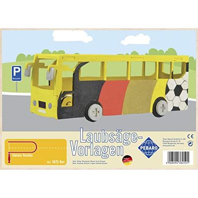 Pebaro 362S Bladzaagsjabloon van multiplex motief bus Pebaro 362S Bladzaagsjabloon van multiplex motief bus