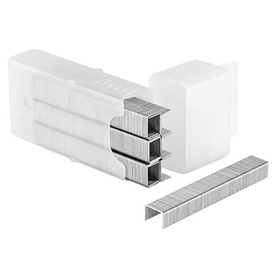 Monkey Ladder Nietjes, type A, 8 mm, verpakking met 1000 stuks, ideaal voor klemwerkzaamheden op kantoor en thuis, hoge kwaliteit en duurzaamheid Monkey Ladder Nietjes, type A, 8 mm, verpakking met 1000 stuks, ideaal voor klemwerkzaamheden op kantoor en thuis, hoge kwaliteit en duurzaamheid