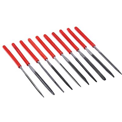 Amtech Am-Tech E1750 Naaldvijlset 10 stuks met handvat Amtech Am-Tech E1750 Naaldvijlset 10 stuks met handvat