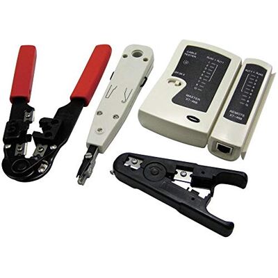 Logilink WZ0012 5in1 netwerkgereedschapsset voor RJ11, RJ12, RJ45 incl. tas Logilink WZ0012 5in1 netwerkgereedschapsset voor RJ11, RJ12, RJ45 incl. tas