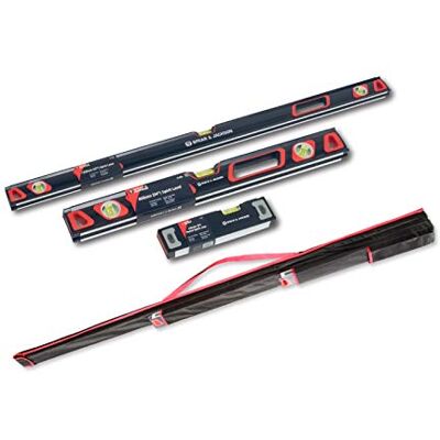Jackson SL3PS 3-delige Spirit Level-set in op maat gemaakte schoudertas Jackson SL3PS 3-delige Spirit Level-set in op maat gemaakte schoudertas
