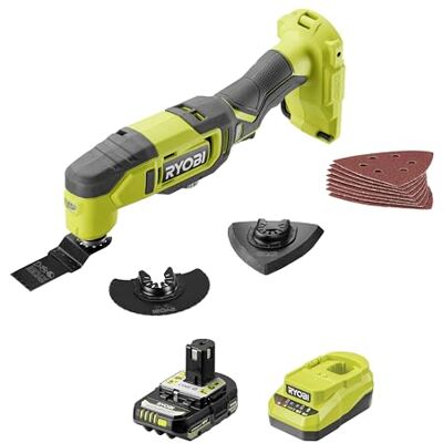 RYOBI 18 V ONE+ multitool RMT18-1C20GP RYOBI 18 V ONE+ multitool RMT18-1C20GP