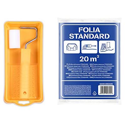 HARDY WORKING TOOLS Hardy Moltoextra verfroller 5,5 cm Mi 35 mm met handvat kuvet en folie HARDY WORKING TOOLS Hardy Moltoextra verfroller 5,5 cm Mi 35 mm met handvat kuvet en folie