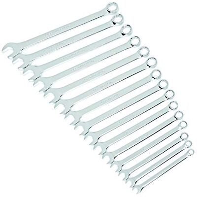 GEARWRENCH 15-delige 12-delige ringsteeksleutelset, lang patroon, metrisch – 81902 GEARWRENCH 15-delige 12-delige ringsteeksleutelset, lang patroon, metrisch – 81902