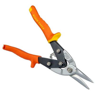 KLEIN TOOLS 1202S metalen scharen, luchtvaart knipsels met draadsnijder, rechte snede KLEIN TOOLS 1202S metalen scharen, luchtvaart knipsels met draadsnijder, rechte snede
