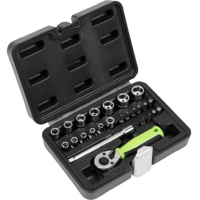 Sealey Siegen Luchtpistoolset 25-delig - Socket Set Sealey Siegen Luchtpistoolset 25-delig - Socket Set