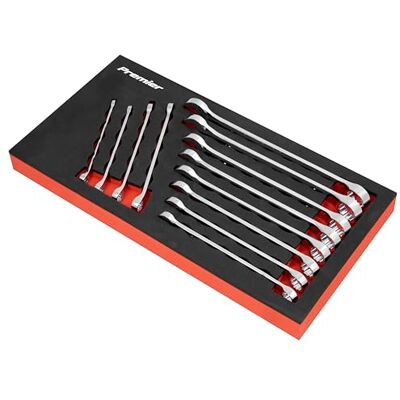 Sealey AK63012 12-delige combinatieset metrisch, zilver Sealey AK63012 12-delige combinatieset metrisch, zilver