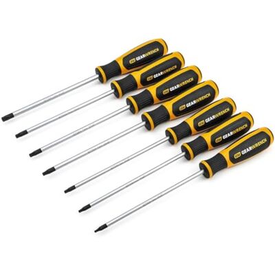 GEARWRENCH 80071H Torx® Schroevendraaierset, dubbel materiaal, 7-delig GEARWRENCH 80071H Torx® Schroevendraaierset, dubbel materiaal, 7-delig