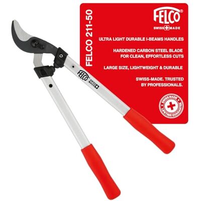 FELCO 211-50 snoeischaar (snede ø 35 mm, lengte 500 mm, snoeischaar met trekkende snijkop, aluminium handgrepen, voor grotere takken) FELCO 211-50 snoeischaar (snede ø 35 mm, lengte 500 mm, snoeischaar met trekkende snijkop, aluminium handgrepen, voor grotere takken)