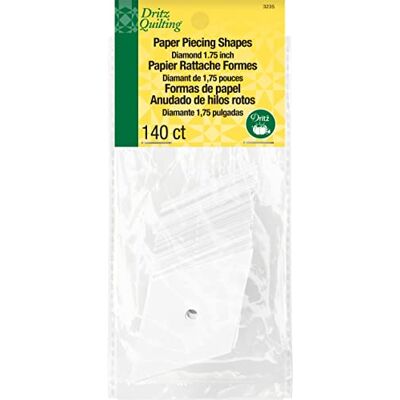 Dritz Quilting Papier 60° Diamant - 1.75" - 17" - 140 vellen Dritz Quilting Papier 60° Diamant - 1.75" - 17" - 140 vellen