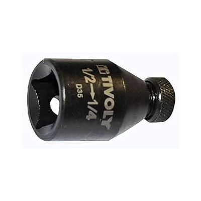 TIVOLY Steeknussadapter - Zeskant 6,35mm voor Bits TIVOLY Steeknussadapter - Zeskant 6,35mm voor Bits