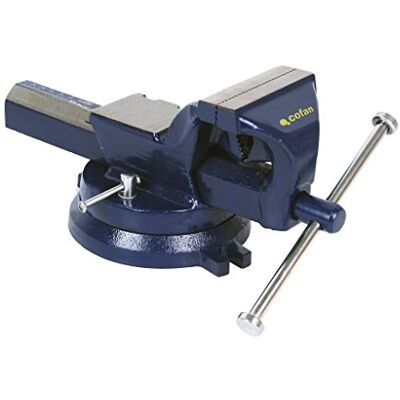 Cofan Rotatory Paalelo Bank Screw Vervaardigd in gesmede staal Rauwe breedte 10, 15 en 20 cm Cofan Rotatory Paalelo Bank Screw Vervaardigd in gesmede staal Rauwe breedte 10, 15 en 20 cm