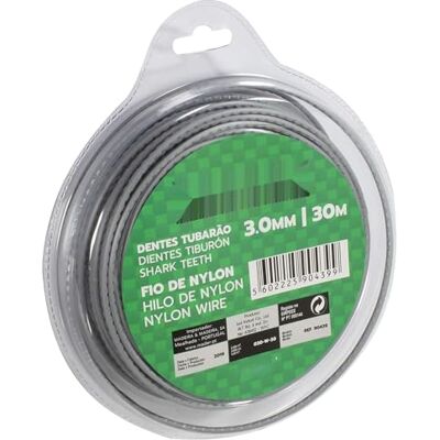 Monkey Ladder Nylondraad – draad met 3 mm diameter, lengte 30 m, ontwikkeld voor gebruik in tuingereedschap, duurzaam en robuust Monkey Ladder Nylondraad – draad met 3 mm diameter, lengte 30 m, ontwikkeld voor gebruik in tuingereedschap, duurzaam en robuust