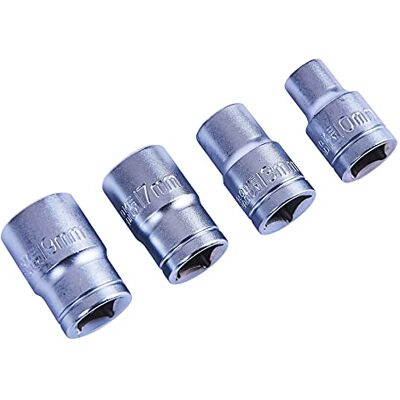 XS-Stock.com Ltd Amtech 4-delige 1/2" Steeksleutelset Satijnchromen Finish - Steeksleutelset XS-Stock.com Ltd Amtech 4-delige 1/2" Steeksleutelset Satijnchromen Finish - Steeksleutelset