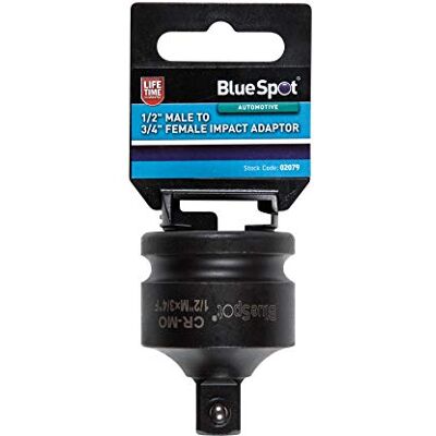 BlueSpot 02079 Impact Adapter - Vrouwelijk 3/4'' naar Mannelijk 1/2'' BlueSpot 02079 Impact Adapter - Vrouwelijk 3/4'' naar Mannelijk 1/2''