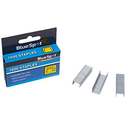 Blue Spot Tools 35114 Crown Flat Wire Nietjes Stijl, Zilver Blue Spot Tools 35114 Crown Flat Wire Nietjes Stijl, Zilver