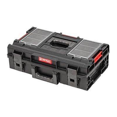 QBRICK SYSTEM One 200 2.0 Gereedschapskoffer, lege gereedschapskist, zwart, 585 x 385 x 190 mm QBRICK SYSTEM One 200 2.0 Gereedschapskoffer, lege gereedschapskist, zwart, 585 x 385 x 190 mm