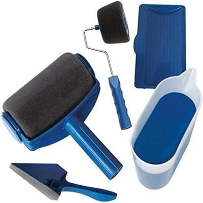 Herzberg Verfroller Kit met Reservoir Druppelvrij Systeem Telescopische Handgreep Inclusief Accessoires Ideaal voor alle soorten muren Maatbeker Verlengbalk Herzberg Verfroller Kit met Reservoir Druppelvrij Systeem Telescopische Handgreep Inclusief Accessoires Ideaal voor alle soorten muren Maatbeker Verlengbalk