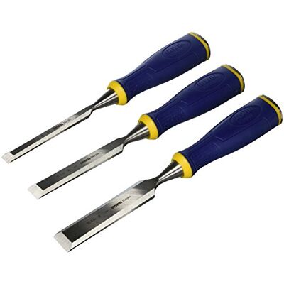 IRWIN Marples MS500 Soft Touch Bevel Edge Beitel 3-delige Set IRWIN Marples MS500 Soft Touch Bevel Edge Beitel 3-delige Set