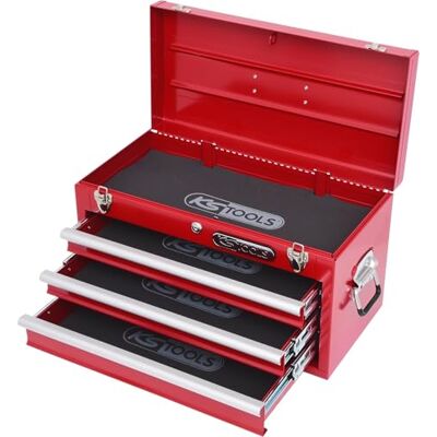 KS TOOLS 891.0003 Gereedschapkist +3 schuifladen-rood, 508x255x303mm KS TOOLS 891.0003 Gereedschapkist +3 schuifladen-rood, 508x255x303mm