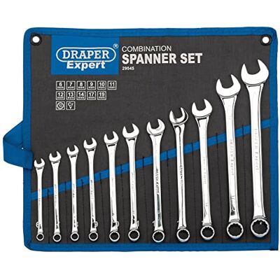 Draper Expert 29545 Ringsteeksleutelset, metrisch, 11-delig Draper Expert 29545 Ringsteeksleutelset, metrisch, 11-delig