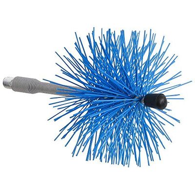 WOLFPACK LINEA PROFESIONAL Schoorsteenveger nylon borstel flexibele schacht 120 mm WOLFPACK LINEA PROFESIONAL Schoorsteenveger nylon borstel flexibele schacht 120 mm