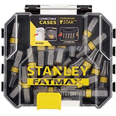 Stanley T20 Bits Set - 20 stuks, 25mm - Schroefbits Stanley T20 Bits Set - 20 stuks, 25mm - Schroefbits