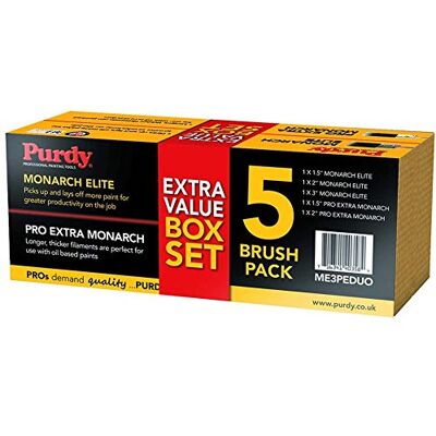 Purdy Monarch Elite Extra Pro Verfspakket - Pack 5 Purdy Monarch Elite Extra Pro Verfspakket - Pack 5