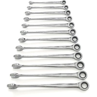 GEARWRENCH 12 Pt. XL X-Beam 85888 Ratel-combinatiesleutel, 12-delige set, metrisch GEARWRENCH 12 Pt. XL X-Beam 85888 Ratel-combinatiesleutel, 12-delige set, metrisch