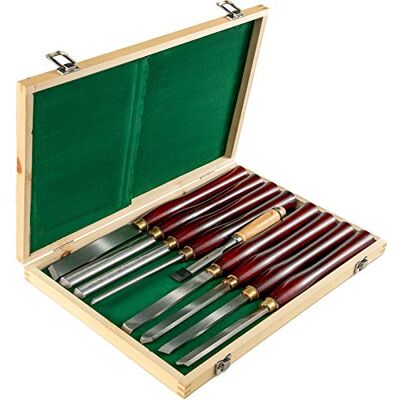 VEVOR Mophorn HSS 8 stuks houtdraaimachine, gereedschap voor het draaien van houtbronnen, voor het snijden, rood hout, veel gebruikt in houtsnijwerk VEVOR Mophorn HSS 8 stuks houtdraaimachine, gereedschap voor het draaien van houtbronnen, voor het snijden, rood hout, veel gebruikt in houtsnijwerk