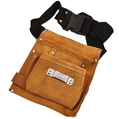 Amtech N0850 6 Pocket lederen gereedschapsriem Amtech N0850 6 Pocket lederen gereedschapsriem