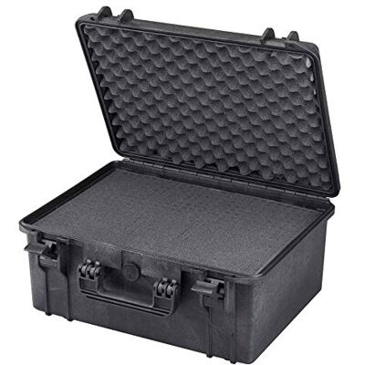 MAX 465H220HDS luchtdichte koffer, zwart, 465 x 335 x 220 mm MAX 465H220HDS luchtdichte koffer, zwart, 465 x 335 x 220 mm