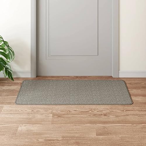 TEKEET Furniture Home Gereedschap Tapijtloper Sisal Look Zilver 50x100 cm